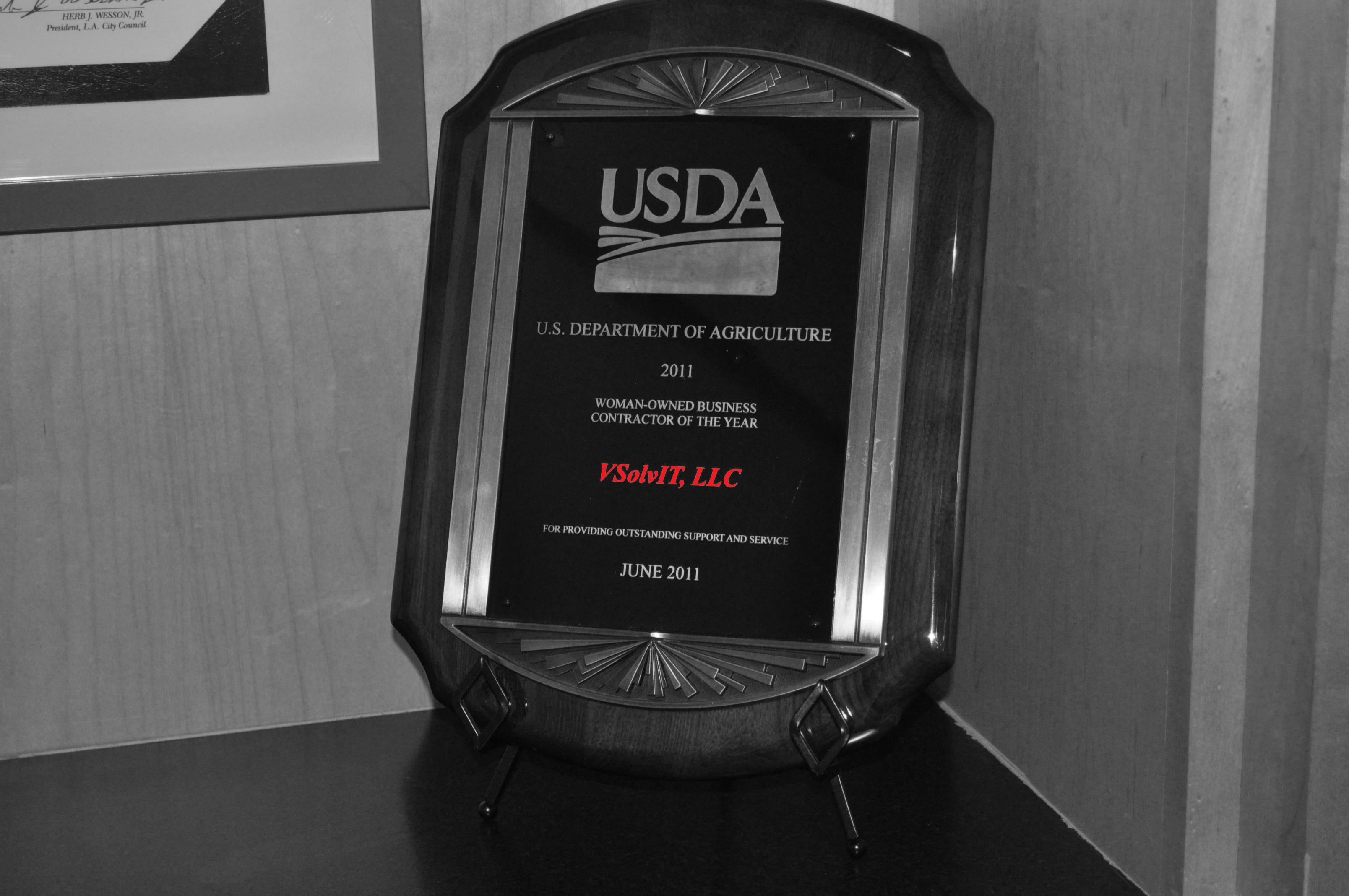 USDA Award Photo